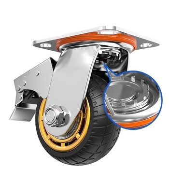 Тежкотоварни универсални кастери за колички (Бранд: Neck strength; Издаване: Пролет 2025; Стил: Градска простота; Категория: аксесоари за чанти)