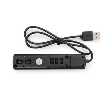 Κλειδαριά αποσκευών TSA23068 με κωδικό ασφαλείας και USB θύρα φόρτισης, ABS υλικό, αντικλοπής