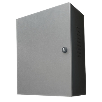 Шкаф за защита на EV зарядно за вътрешен/външен монтаж на колона – 3 вериги, 3 реда превключватели, корпус от студено валцувана стомана, ниво на защита 43, номинален ток 21 A