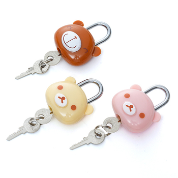 Kućna ključavka Bear lock – model Bear lock, materijal Željezo + ABS, za torbe, ladice i kutije, moderni minimalistički stil