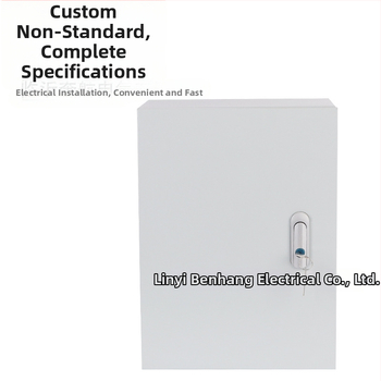 JXF1 Стенен контролен шкаф за електрическо разпределение, повърхностно монтиран, студено валцована стомана, IP35, 1–6 вериги