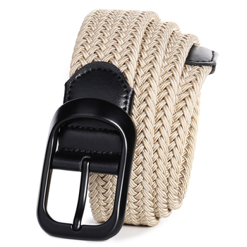 Unisex ζώνη από καμβά, ελαστικός πλεκτός σχεδιασμός, ιαπωνικό κούμπωμα, πλάτος 2-4 εκ, στυλ κατάλληλο για όλα