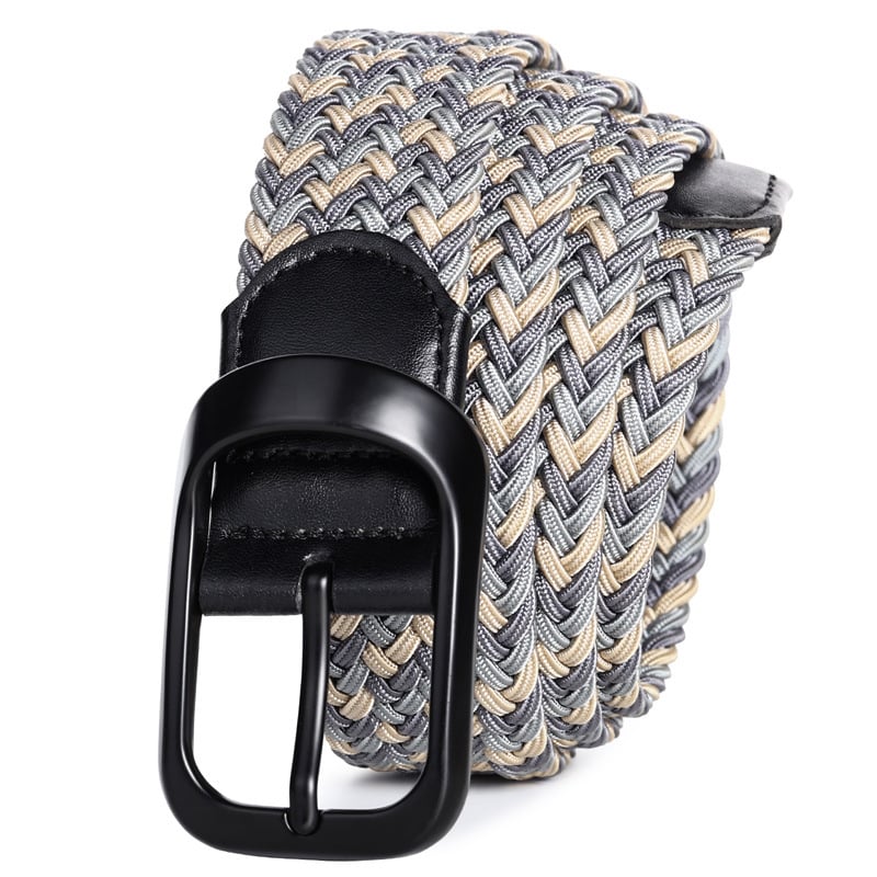 Unisex ζώνη από καμβά, ελαστικός πλεκτός σχεδιασμός, ιαπωνικό κούμπωμα, πλάτος 2-4 εκ, στυλ κατάλληλο για όλα