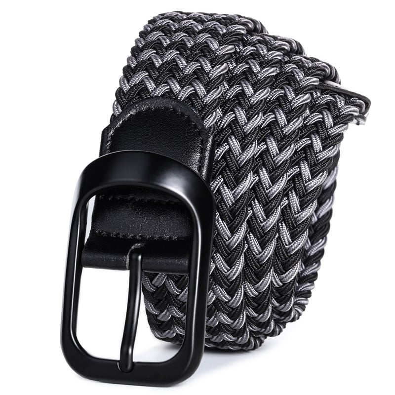 Unisex ζώνη από καμβά, ελαστικός πλεκτός σχεδιασμός, ιαπωνικό κούμπωμα, πλάτος 2-4 εκ, στυλ κατάλληλο για όλα