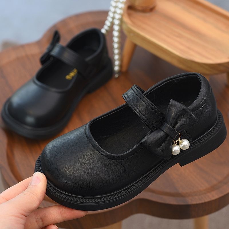 Pantofi fete din piele, închidere Velcro, partea superioară din piele, talpă din cauciuc, anti-derapare, pentru primăvară-toamnă