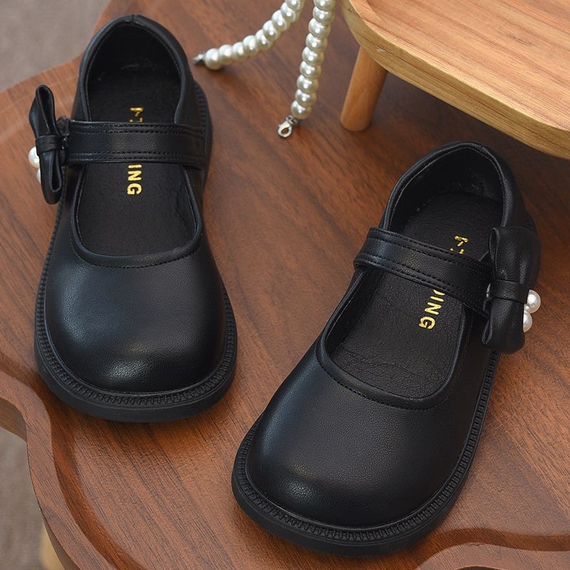 Pantofi fete din piele, închidere Velcro, partea superioară din piele, talpă din cauciuc, anti-derapare, pentru primăvară-toamnă