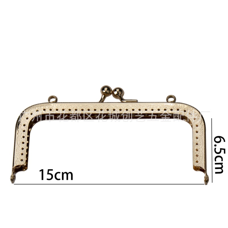 Железни рамки за чанти, квадратно релефни, аксесоари за чанти, лято 2023