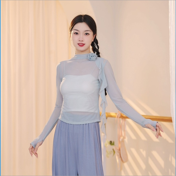 Îmbrăcăminte de dans modernă – țesătură chenille, 95% poliester; căptușeală din plasă flokată, 95% poliester; adulți; potrivit pentru scenă și balet