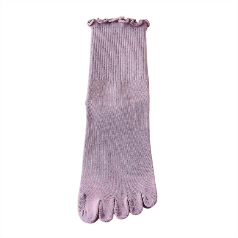 Șosete cu cinci degete din bumbac, stil japonez, lungime medie, pentru toate sezoanele