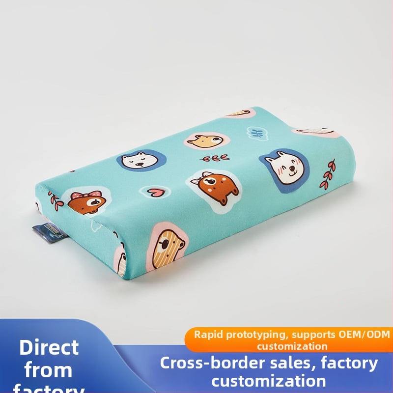 gj Pernă Memory Cotton pentru copii, formă dreptunghiulară, 1–2 kg, țesătură Tianzhu Cotton, potrivită pentru copii și sugari