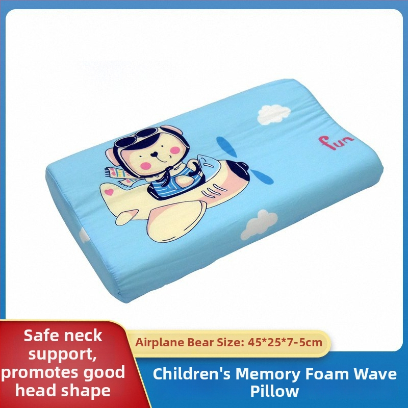 gj Pernă Memory Cotton pentru copii, formă dreptunghiulară, 1–2 kg, țesătură Tianzhu Cotton, potrivită pentru copii și sugari