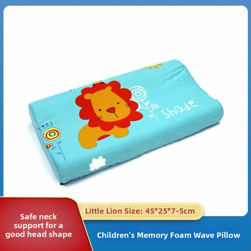 gj Pernă Memory Cotton pentru copii, formă dreptunghiulară, 1–2 kg, țesătură Tianzhu Cotton, potrivită pentru copii și sugari
