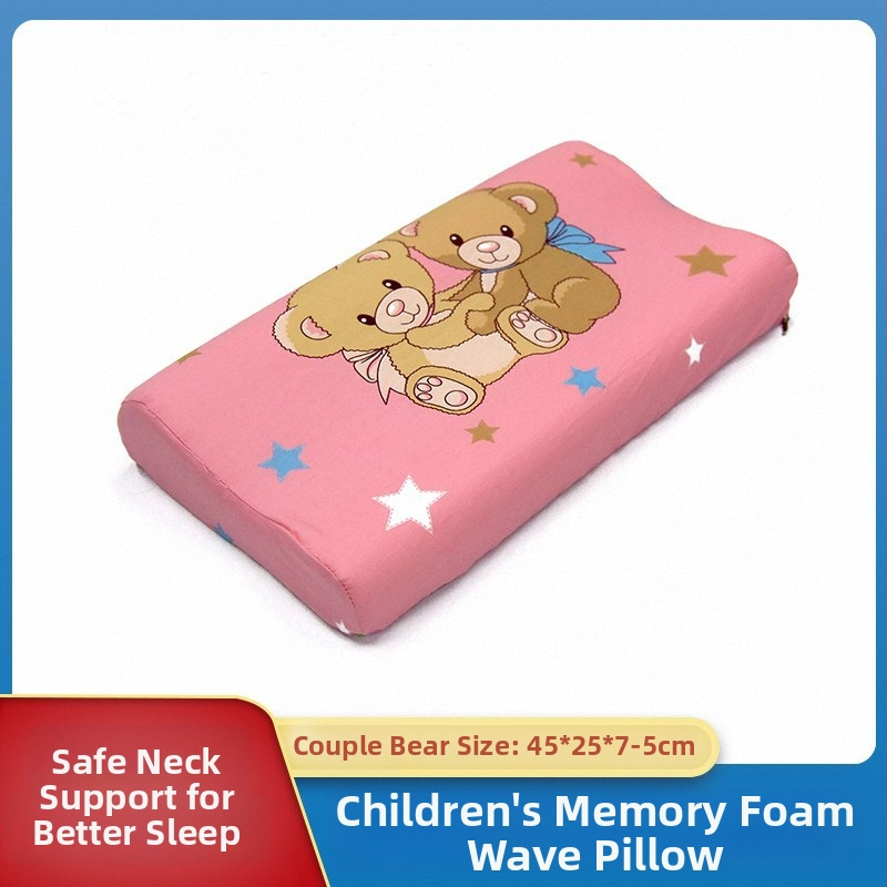 gj Pernă Memory Cotton pentru copii, formă dreptunghiulară, 1–2 kg, țesătură Tianzhu Cotton, potrivită pentru copii și sugari