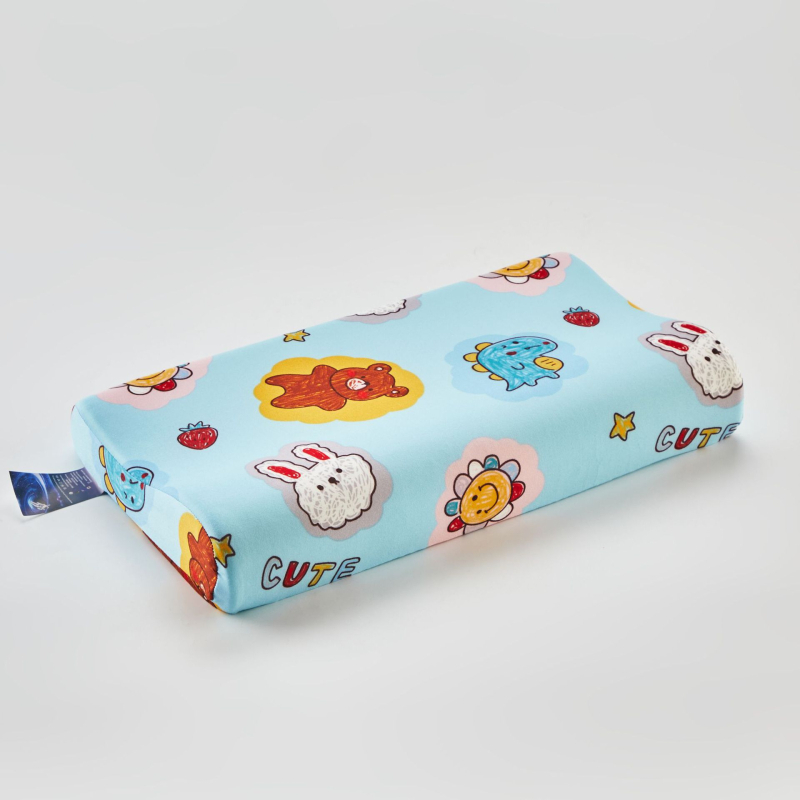 gj Pernă Memory Cotton pentru copii, formă dreptunghiulară, 1–2 kg, țesătură Tianzhu Cotton, potrivită pentru copii și sugari