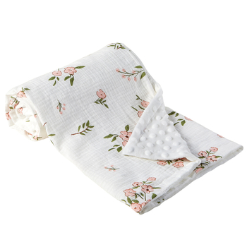 momuz Pătură Beanie pentru bebeluși din bumbac 95%+, dublu strat, căldură, design cu desene animate, potrivită pentru sugari și copii mici (1–3 ani), confort pentru toate sezoanele