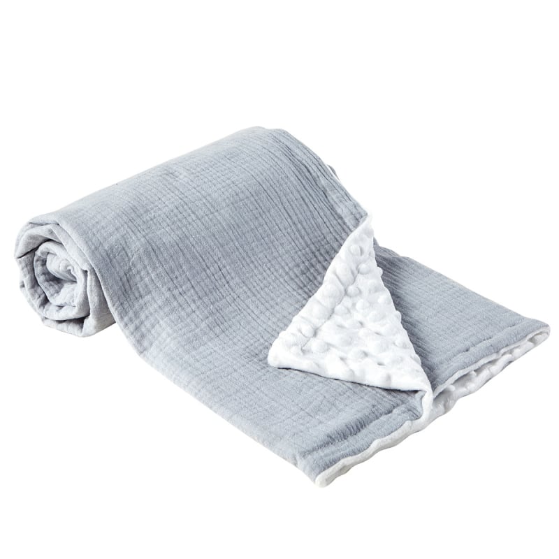 momuz Pătură Beanie pentru bebeluși din bumbac 95%+, dublu strat, căldură, design cu desene animate, potrivită pentru sugari și copii mici (1–3 ani), confort pentru toate sezoanele