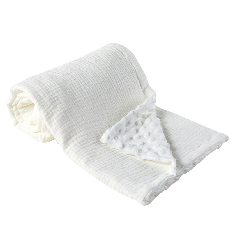 momuz Pătură Beanie pentru bebeluși din bumbac 95%+, dublu strat, căldură, design cu desene animate, potrivită pentru sugari și copii mici (1–3 ani), confort pentru toate sezoanele