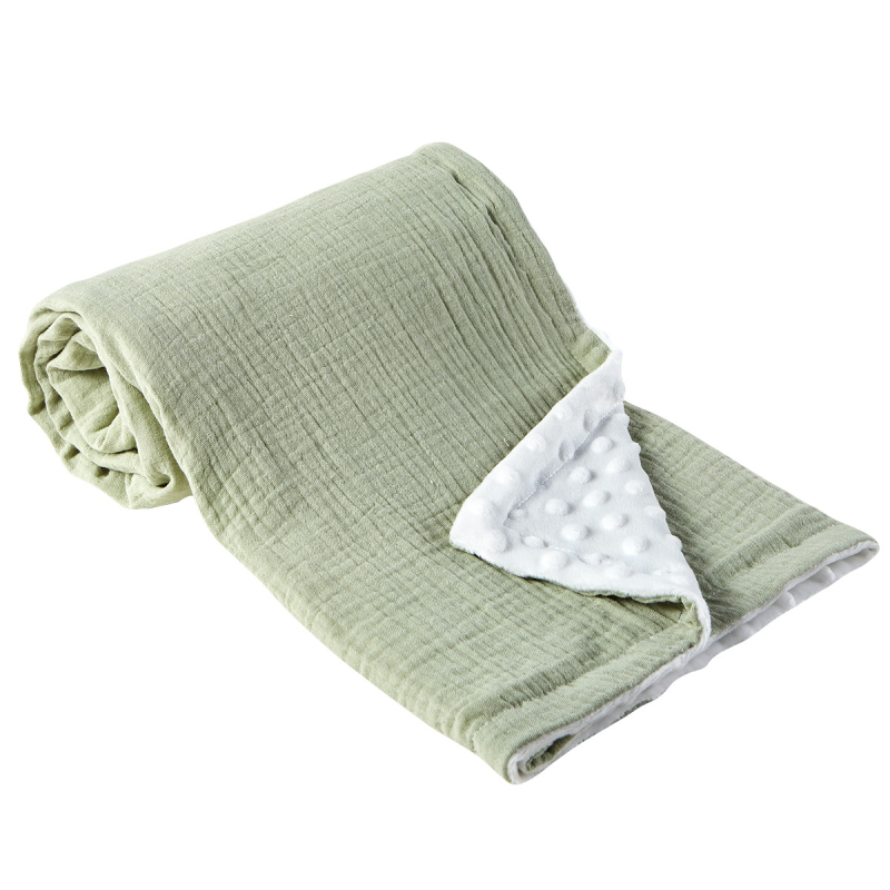 momuz Pătură Beanie pentru bebeluși din bumbac 95%+, dublu strat, căldură, design cu desene animate, potrivită pentru sugari și copii mici (1–3 ani), confort pentru toate sezoanele