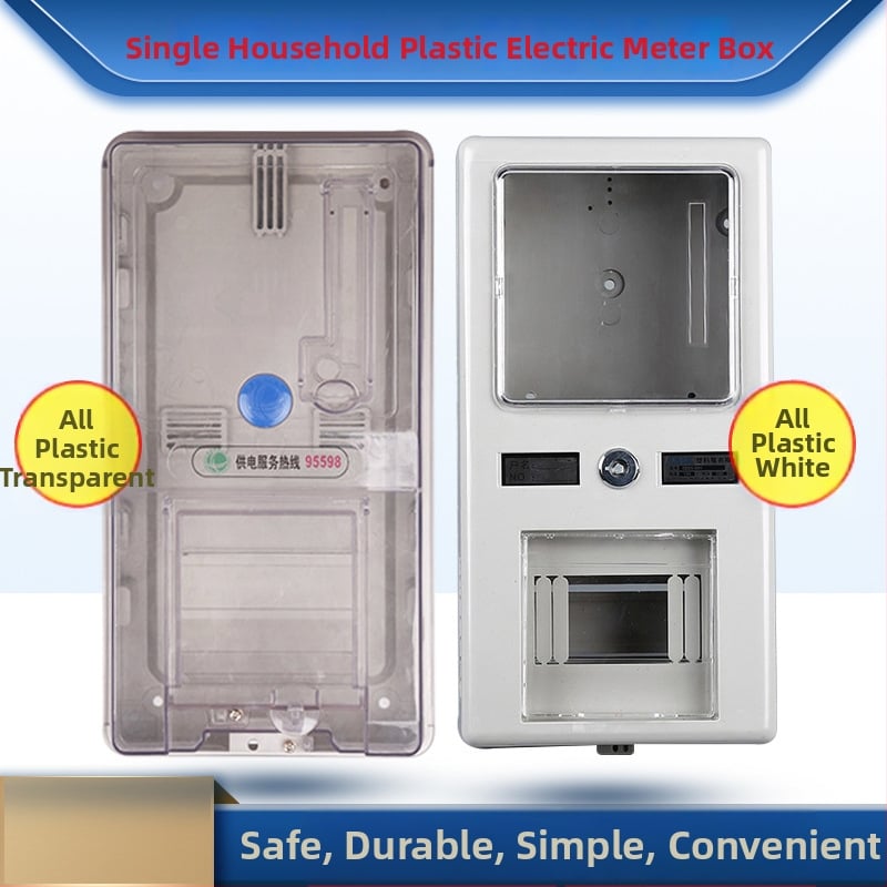 Електрическа кутия за измервател за едно жилище, корпус от висококачествен пластмаса; 1 контур, Ред 1; Функция: разпределение на мощност и изход, IP30