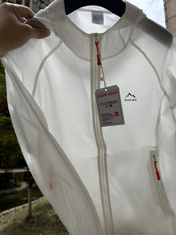 Αντιανεμικό μπουφάν με κουκούλα για εξωτερικούς χώρους - ελαφρύ, γρήγορο στέγνωμα, αναπνεύσιμο νάιλον με UPF50+