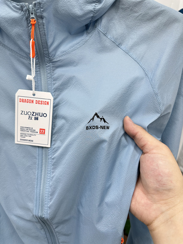 Αντιανεμικό μπουφάν με κουκούλα για εξωτερικούς χώρους - ελαφρύ, γρήγορο στέγνωμα, αναπνεύσιμο νάιλον με UPF50+