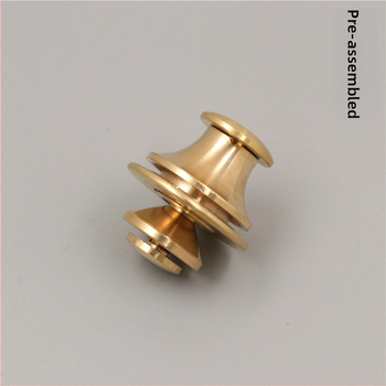 Латунен пружинен замък, овална ключалка за чанта, модел 01, меден дизайн, аксесоари за багаж Tuanxin