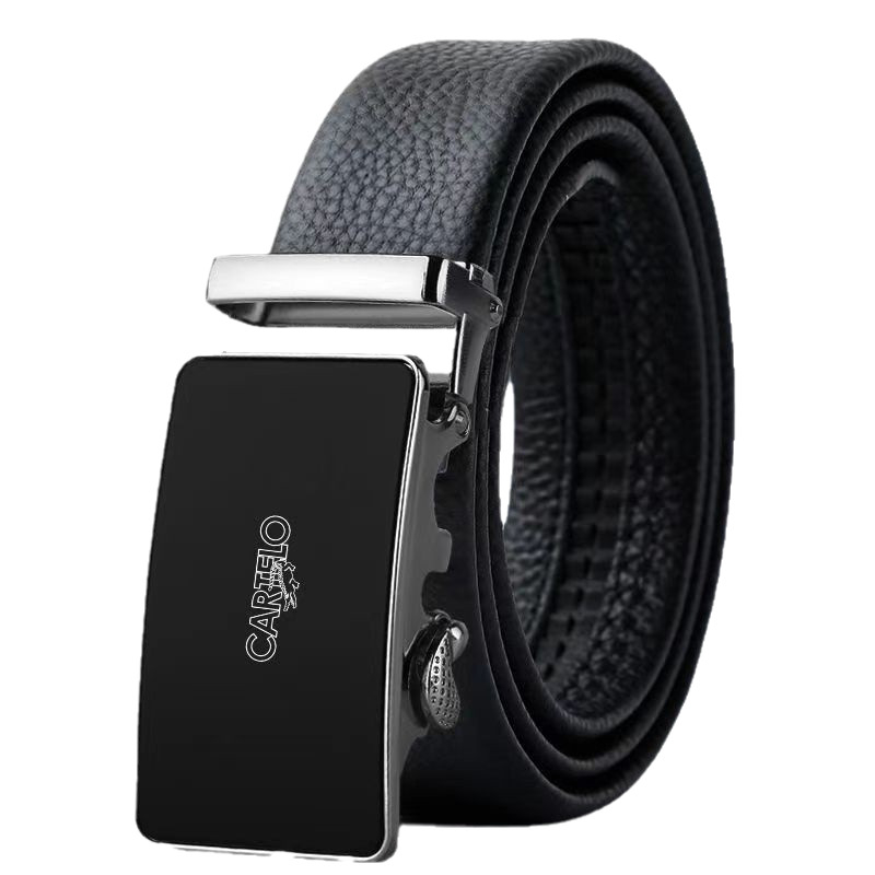 Ανδρική ζώνη από PU δέρμα με αυτόματη αγκράφα, πλάτος 2-4 εκ, στυλ βίντατζ ρετρό