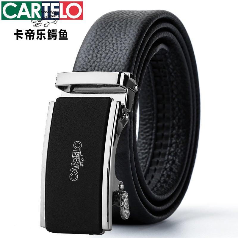 Ανδρική ζώνη από PU δέρμα με αυτόματη αγκράφα, πλάτος 2-4 εκ, στυλ βίντατζ ρετρό