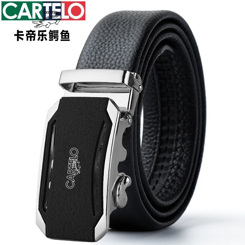 Ανδρική ζώνη από PU δέρμα με αυτόματη αγκράφα, πλάτος 2-4 εκ, στυλ βίντατζ ρετρό