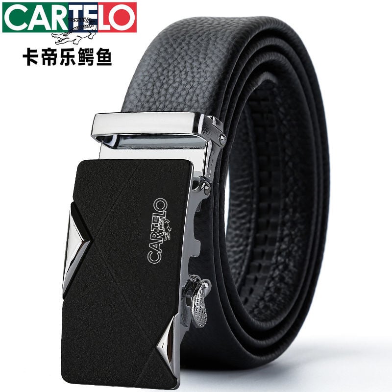 Ανδρική ζώνη από PU δέρμα με αυτόματη αγκράφα, πλάτος 2-4 εκ, στυλ βίντατζ ρετρό