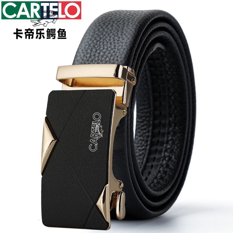 Ανδρική ζώνη από PU δέρμα με αυτόματη αγκράφα, πλάτος 2-4 εκ, στυλ βίντατζ ρετρό