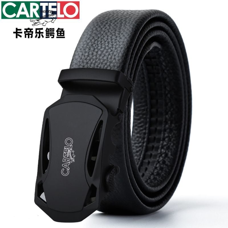 Ανδρική ζώνη από PU δέρμα με αυτόματη αγκράφα, πλάτος 2-4 εκ, στυλ βίντατζ ρετρό