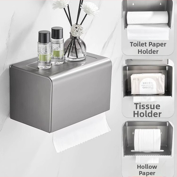 Κρεμάστρα πετσετών μπάνιου - κράμα αλουμινίου, επίστρωση σπρέι, μοντέρνο μινιμαλιστικό στυλ, μάρκα Baomu, προέλευση Yuyao, Zhejiang