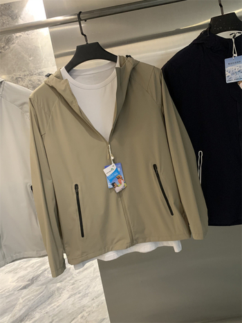 Muška kapuljača za ljeto, tanka najlon jakna, UV zaštita 50, ležernog kroja, sportski stil