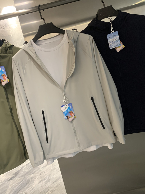 Muška kapuljača za ljeto, tanka najlon jakna, UV zaštita 50, ležernog kroja, sportski stil