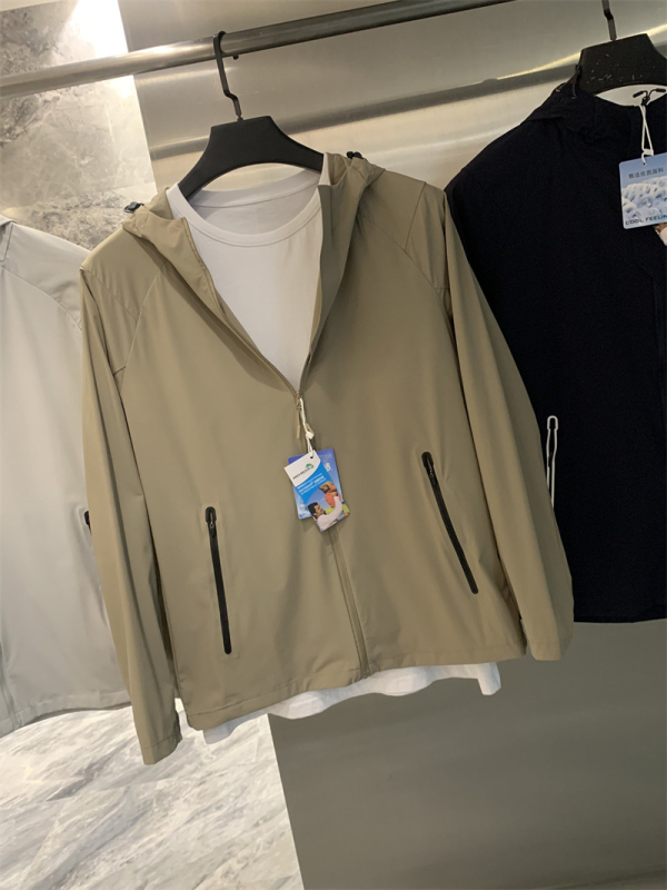 Muška kapuljača za ljeto, tanka najlon jakna, UV zaštita 50, ležernog kroja, sportski stil