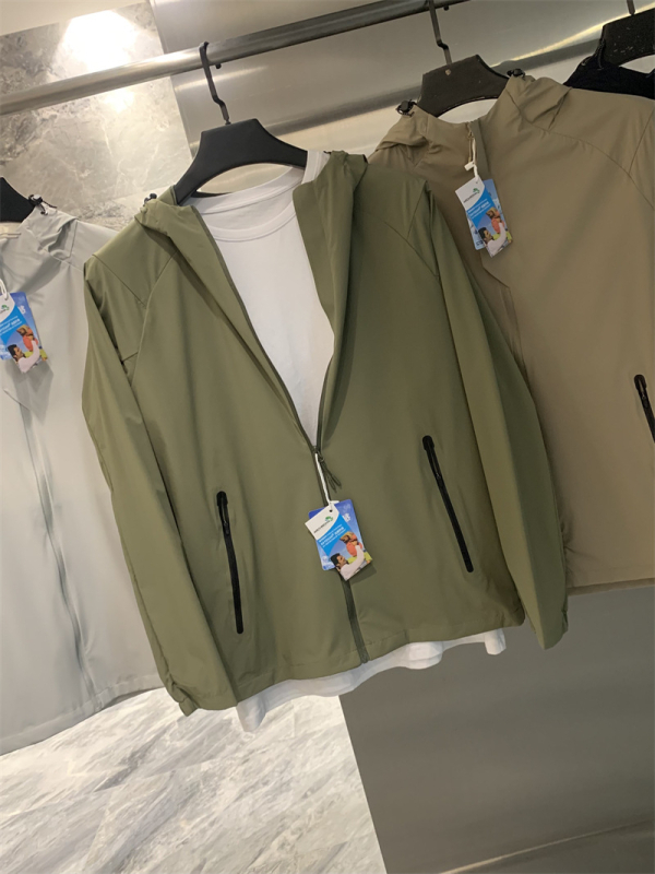 Muška kapuljača za ljeto, tanka najlon jakna, UV zaštita 50, ležernog kroja, sportski stil