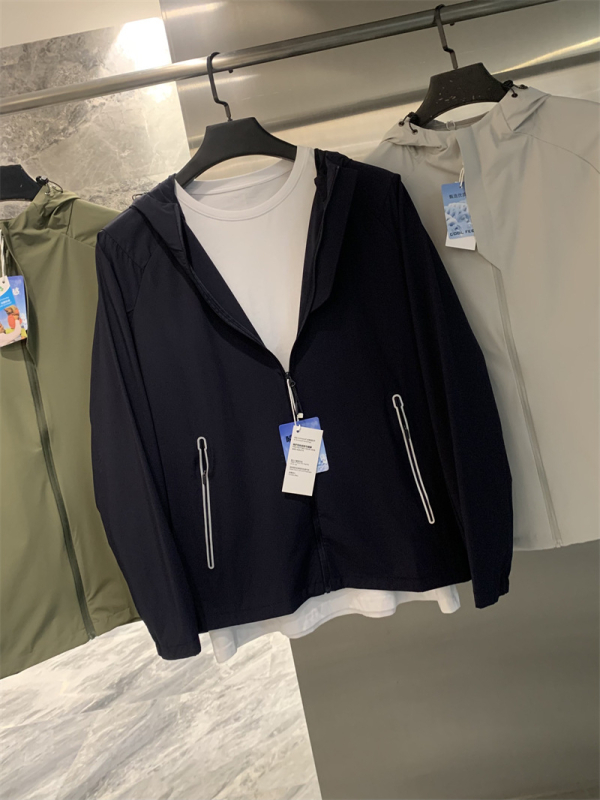 Muška kapuljača za ljeto, tanka najlon jakna, UV zaštita 50, ležernog kroja, sportski stil
