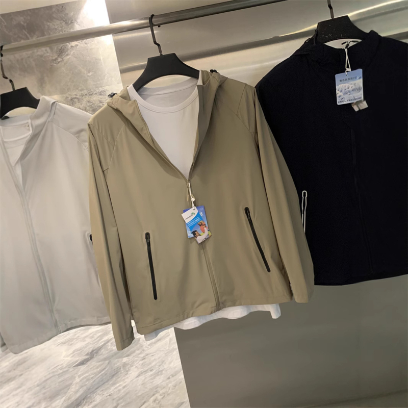 Muška kapuljača za ljeto, tanka najlon jakna, UV zaštita 50, ležernog kroja, sportski stil
