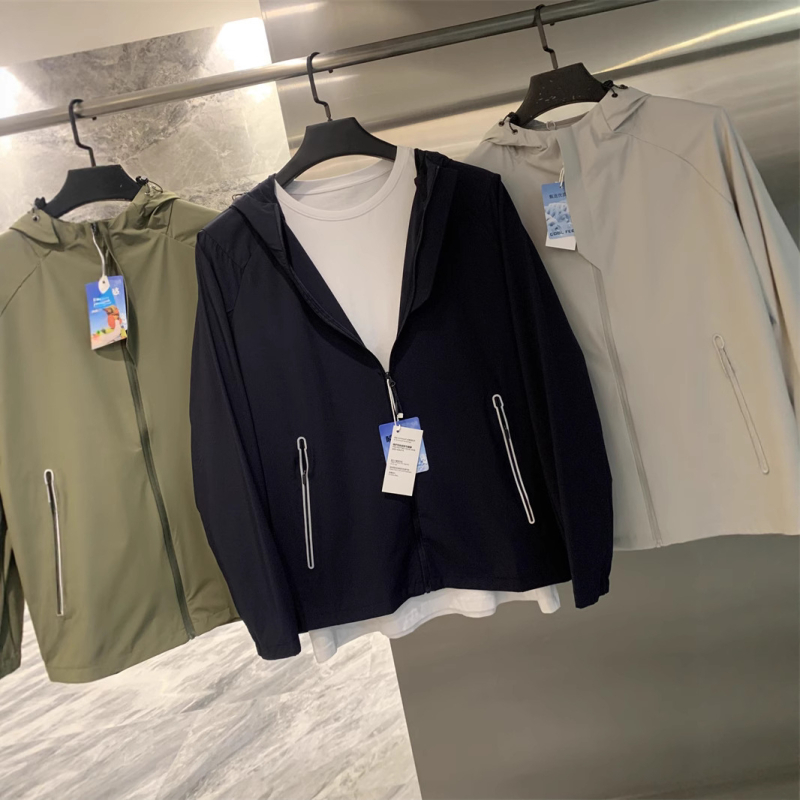 Muška kapuljača za ljeto, tanka najlon jakna, UV zaštita 50, ležernog kroja, sportski stil