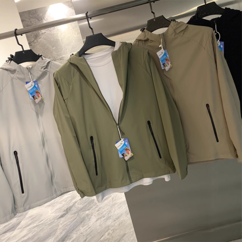 Muška kapuljača za ljeto, tanka najlon jakna, UV zaštita 50, ležernog kroja, sportski stil