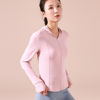 Γυναικεία μπουφάν με κουκούλα για προστασία από τον ήλιο από νάιλον - γρήγορο στέγνωμα, διαπνοή, UPF50+, αντιανέμικο