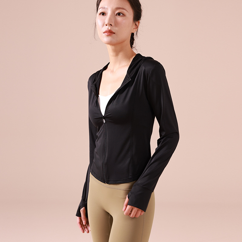 Γυναικεία μπουφάν με κουκούλα για προστασία από τον ήλιο από νάιλον - γρήγορο στέγνωμα, διαπνοή, UPF50+, αντιανέμικο