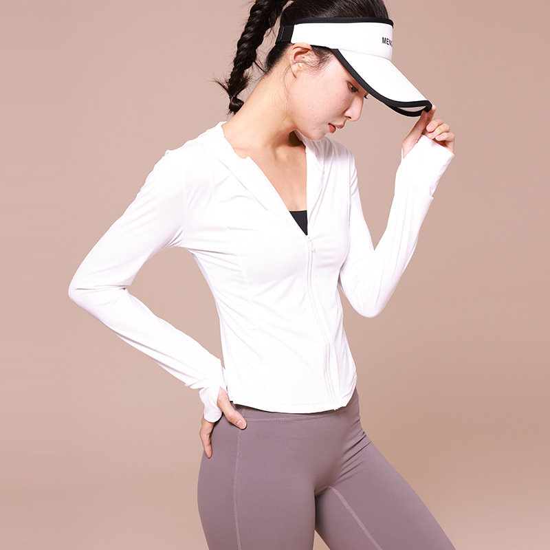 Γυναικεία μπουφάν με κουκούλα για προστασία από τον ήλιο από νάιλον - γρήγορο στέγνωμα, διαπνοή, UPF50+, αντιανέμικο