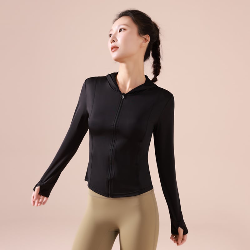 Γυναικεία μπουφάν με κουκούλα για προστασία από τον ήλιο από νάιλον - γρήγορο στέγνωμα, διαπνοή, UPF50+, αντιανέμικο