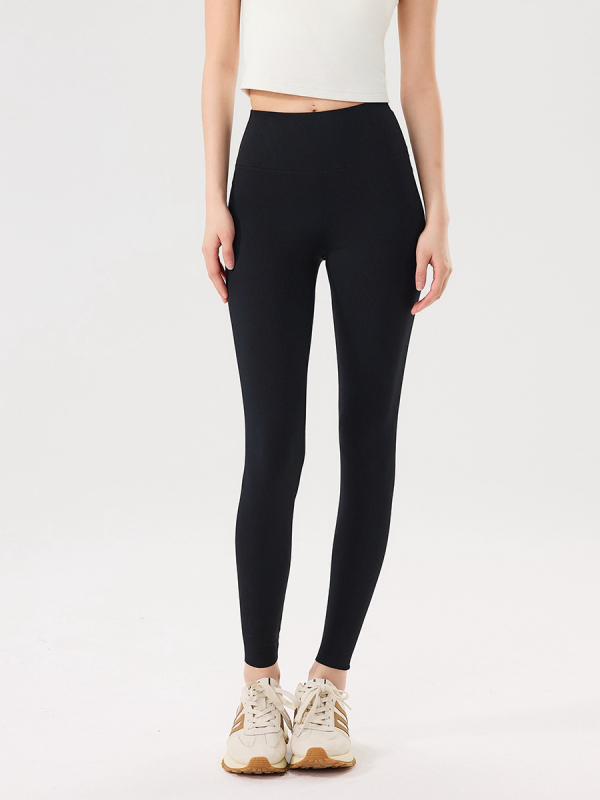 Női téli leggings magas derekú, formázó, vastag és meleg anyagú; anyaga: nylon-spandex