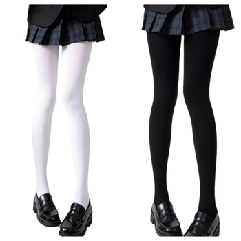 Női harisnya - légáteresztő poliészter, egyszínű minta, vékony, teljes talp, téli kiadás 2025