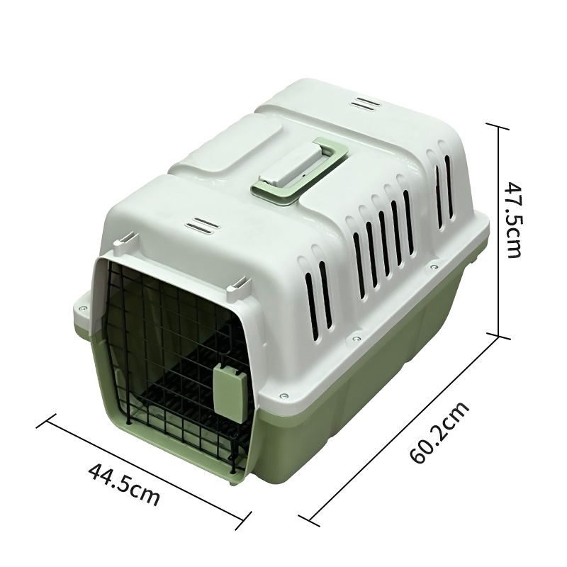 Cutie de transport pentru pisici și câini de talie mică - Detașabilă și lavabilă din PP, monocromă, potrivită pentru animale de 3–5 kg