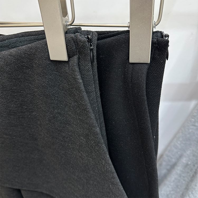 Korejski stil široke hlače za žene, s flekso unutrašnjom podstavom, hlače-suknja all-in-one, chenille-spandex smjesa, srednja debljina, zadržava toplinu, proljeće 2025