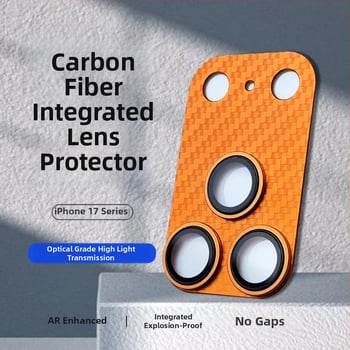 Film de protecție pentru obiectivul iPhone 17 – sticlă temperată, HD